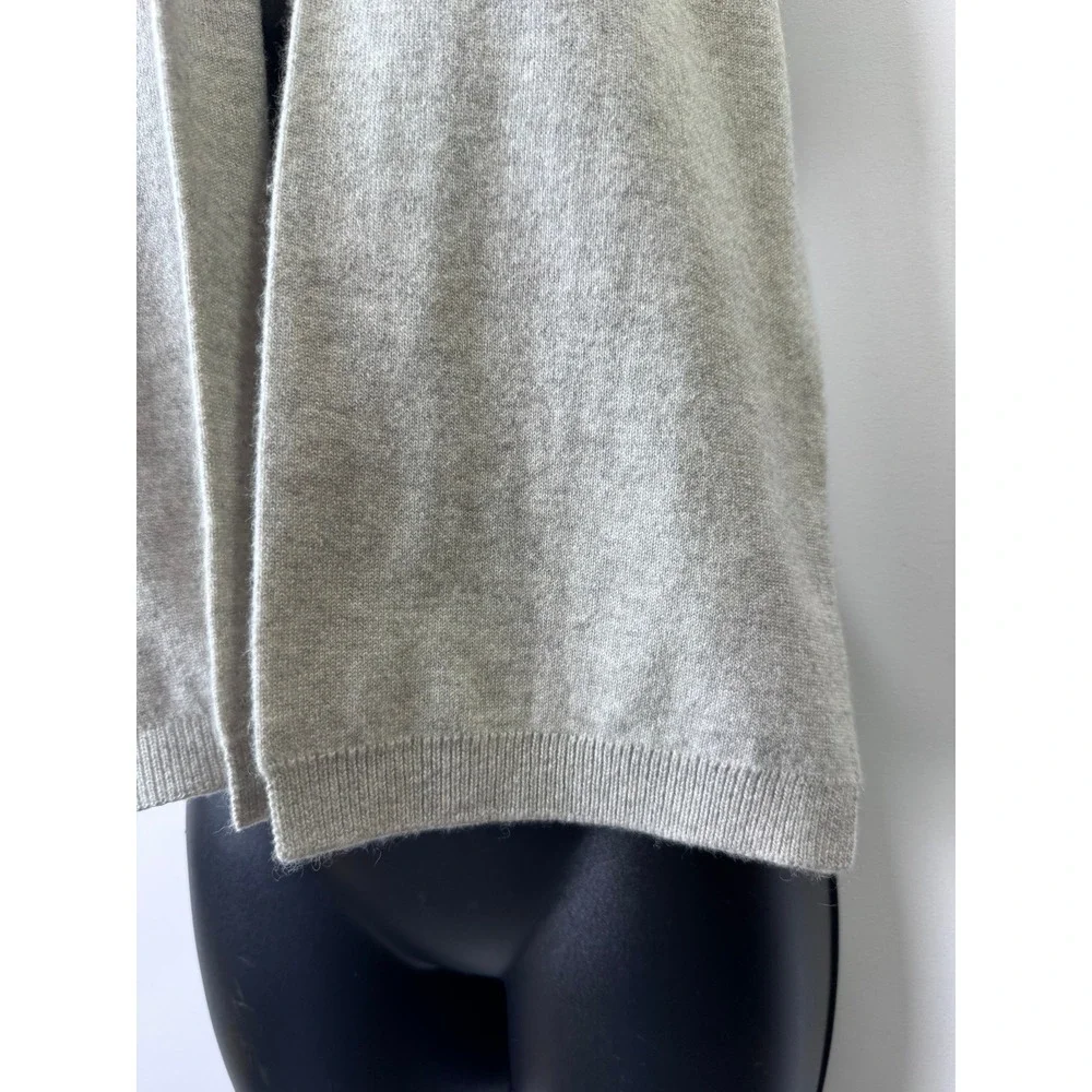 Ralph Lauren Purple Label Grey Scarf 100% Cashmere Made in Italy OS